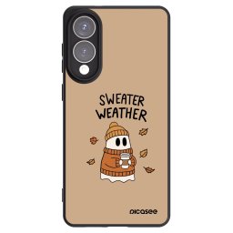Fekete szilikon tok az alábbi mobiltelefonokra Samsung Galaxy S25 Edge 5G - Sweater ghost