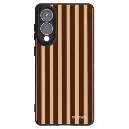 Fekete szilikon tok az alábbi mobiltelefonokra Samsung Galaxy S25 Edge 5G - Brown lines