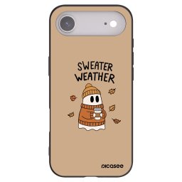 Fekete szilikon tok az alábbi mobiltelefonokra Apple iPhone Air - Sweater ghost