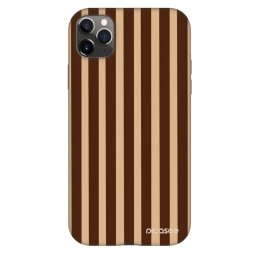 Fashion Case Apple iPhone 11 Pro Max - Brown lines