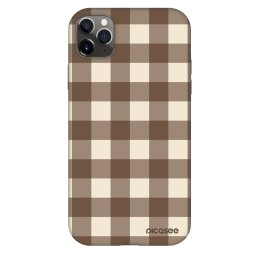 Fashion Case Apple iPhone 11 Pro Max - Brown grid