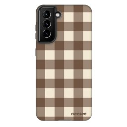 Fashion Case Samsung Galaxy S21 5G G991B - Brown grid