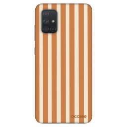Fashion Case Samsung Galaxy A71 A715F - Orange lines
