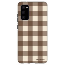 Fashion Case Samsung Galaxy S20 FE - Brown grid