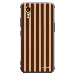 Fekete szilikon tok az alábbi mobiltelefonokra Samsung Galaxy XCover 7 - Brown lines