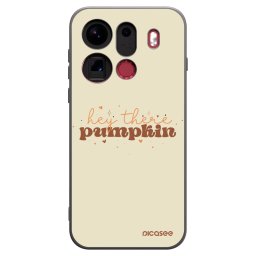 Fekete szilikon tok az alábbi mobiltelefonokra OPPO Find X9 Pro - Hey there pumpkin