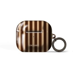 Obal pro Apple AirPods 3 - Brown lines