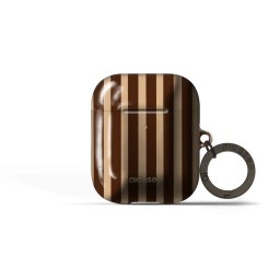 Obal pro Apple AirPods 2 - Brown lines