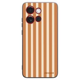 Fekete szilikon tok az alábbi mobiltelefonokra Motorola Edge 60 Neo 5G - Orange lines