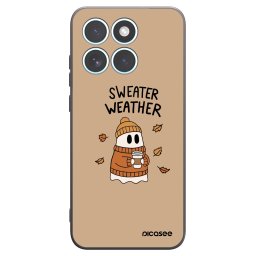 Fekete szilikon tok az alábbi mobiltelefonokra Motorola Edge 70 Fusion - Sweater ghost