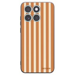Fekete szilikon tok az alábbi mobiltelefonokra Motorola Edge 70 Fusion - Orange lines