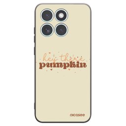 Fekete szilikon tok az alábbi mobiltelefonokra Motorola Edge 70 Fusion - Hey there pumpkin