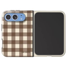 Fashion Case MagSafe Apple iPhone Duo - Brown grid