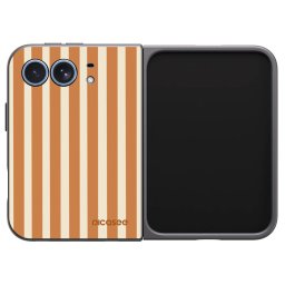 Fekete szilikon tok az alábbi mobiltelefonokra Apple iPhone Duo - Orange lines