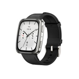 Amazfit Active 2 négyzet alakú/elegáns szíj/fekete
