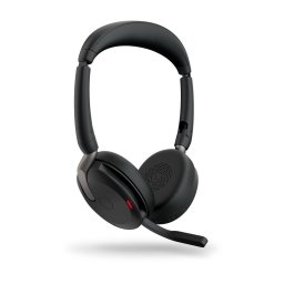 Jabra Evolve2 65 Flex/Stereo/ANC/USB-C/BT-USB/Vezeték nélküli/Fekete