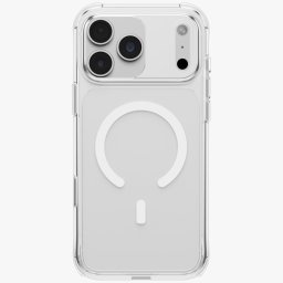 Uniq Lifepro Xtreme Magclick Apple iPhone 18 Pro Max / 17 Pro Max tok párnázott sarkakkal, MagSafe, átlátszó-fehér