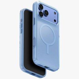 Uniq Clario Magclick Apple iPhone 18 Pro / 17 Pro tok, MagSafe, világoskék