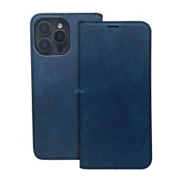 Smart Suede könyvtok Samsung Galaxy A17 4G/5G - tengerészkék