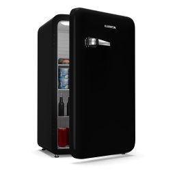 Klarstein Audrey Evo hűtőszekrény, 112 l, retro kivitel, csendes, kompakt, 3 szín (HEA19-Aud136-BK)