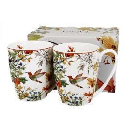 Kolibri madaras porcelán bögre szett - 2 darabos 360 ml - díszdobozos