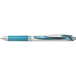 PENTEL Zseléstoll, 035 mm, nyomógombos, PENTEL "EnerGel BL77", világoskék