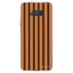 Átlátszó szilikon tok az alábbi mobiltelefonokra Samsung Galaxy S8 G950F - Caramel lines