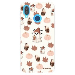 Átlátszó szilikon tok az alábbi mobiltelefonokra Huawei P20 Lite - Pumpkin spice