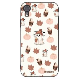 Fekete szilikon tok az alábbi mobiltelefonokra Apple iPhone XR - Pumpkin spice