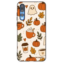 Fekete szilikon tok az alábbi mobiltelefonokra Huawei P20 Pro - Fall vibes