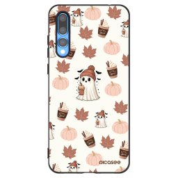 Fekete szilikon tok az alábbi mobiltelefonokra Huawei P20 Pro - Pumpkin spice