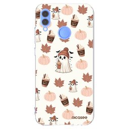 Átlátszó szilikon tok az alábbi mobiltelefonokra Huawei P Smart 2019 - Pumpkin spice