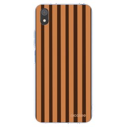 Átlátszó szilikon tok az alábbi mobiltelefonokra Xiaomi Redmi 7A - Caramel lines