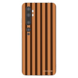 Átlátszó szilikon tok az alábbi mobiltelefonokra Xiaomi Mi Note 10 (Pro) - Caramel lines