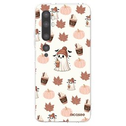 Átlátszó szilikon tok az alábbi mobiltelefonokra Xiaomi Mi Note 10 (Pro) - Pumpkin spice