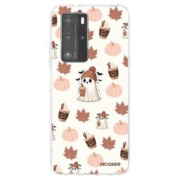 Átlátszó szilikon tok az alábbi mobiltelefonokra Huawei P40 Pro - Pumpkin spice