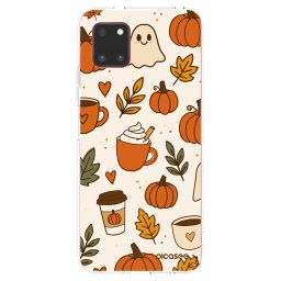 Átlátszó szilikon tok az alábbi mobiltelefonokra Samsung Galaxy Note 10 Lite N770F - Fall vibes