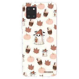 Átlátszó szilikon tok az alábbi mobiltelefonokra Samsung Galaxy Note 10 Lite N770F - Pumpkin spice
