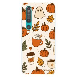 Átlátszó szilikon tok az alábbi mobiltelefonokra Xiaomi Mi 10 - Fall vibes