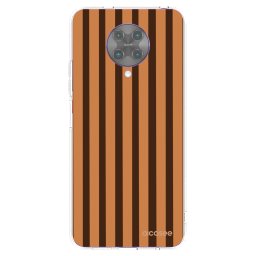 Átlátszó szilikon tok az alábbi mobiltelefonokra Xiaomi Poco F2 Pro - Caramel lines