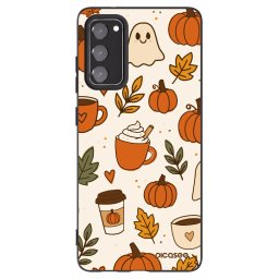 Fekete szilikon tok az alábbi mobiltelefonokra Samsung Galaxy S20 FE - Fall vibes