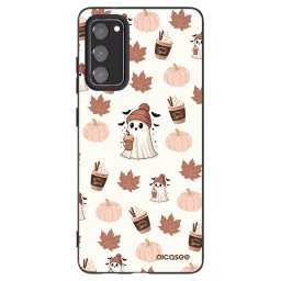 Fekete szilikon tok az alábbi mobiltelefonokra Samsung Galaxy S20 FE - Pumpkin spice