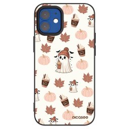 Fekete szilikon tok az alábbi mobiltelefonokra Apple iPhone 12 mini - Pumpkin spice