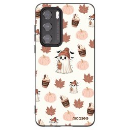 Fekete szilikon tok az alábbi mobiltelefonokra Huawei P40 - Pumpkin spice