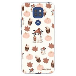 Átlátszó szilikon tok az alábbi mobiltelefonokra Motorola Moto G9 Play - Pumpkin spice