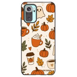 Fekete szilikon tok az alábbi mobiltelefonokra Xiaomi Redmi Note 10 Pro - Fall vibes