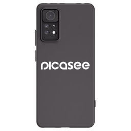 Fekete szilikon tok az alábbi mobiltelefonokra Xiaomi Redmi Note 11 Pro - Picasee - new logo - white