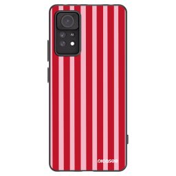 Fekete szilikon tok az alábbi mobiltelefonokra Xiaomi Redmi Note 11 Pro - Lines red