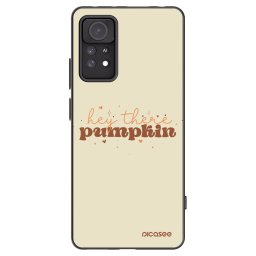 Fekete szilikon tok az alábbi mobiltelefonokra Xiaomi Redmi Note 11 Pro - Hey there pumpkin