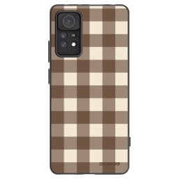 Fekete szilikon tok az alábbi mobiltelefonokra Xiaomi Redmi Note 11 Pro - Brown grid
